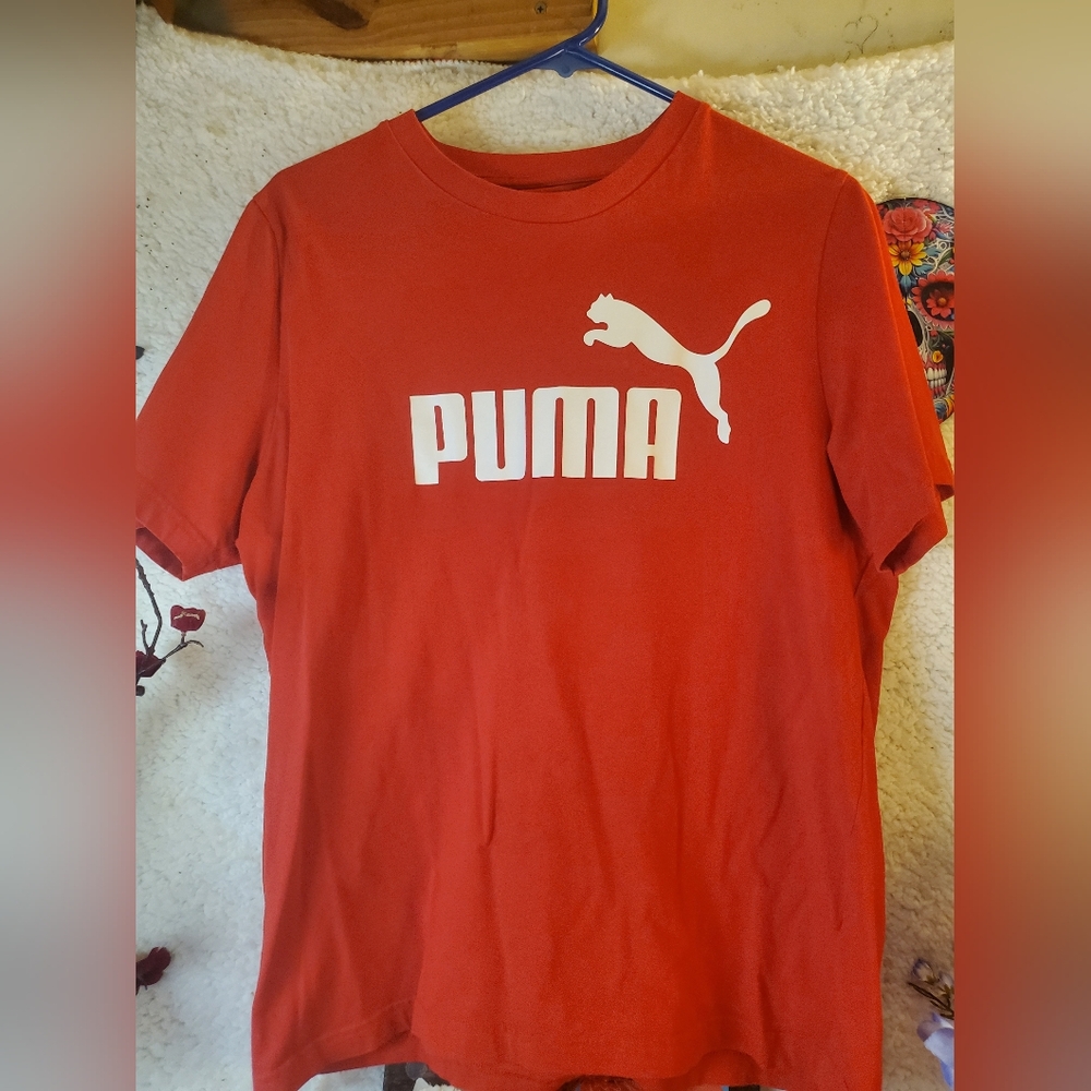 PUMA Men's Bold Red Tee